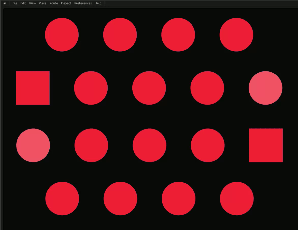 Screencast showing routing on the alternative navmesh.